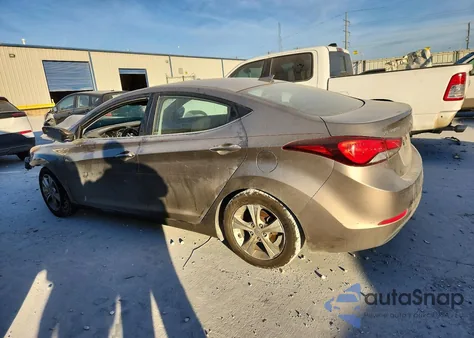 2016 Hyundai Elantra Se from USA, damaged, VIN 5NPDH4AE2GH766871